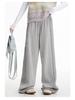 American Retro Stripe Sweatpants Women 2025 - Spring/Autumn Casual Wide Leg