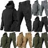 Outdoor  Warm Set Special Forces Camouflage Plush Thickened Coat Autumn And Winter Soft Large Charge Coat
