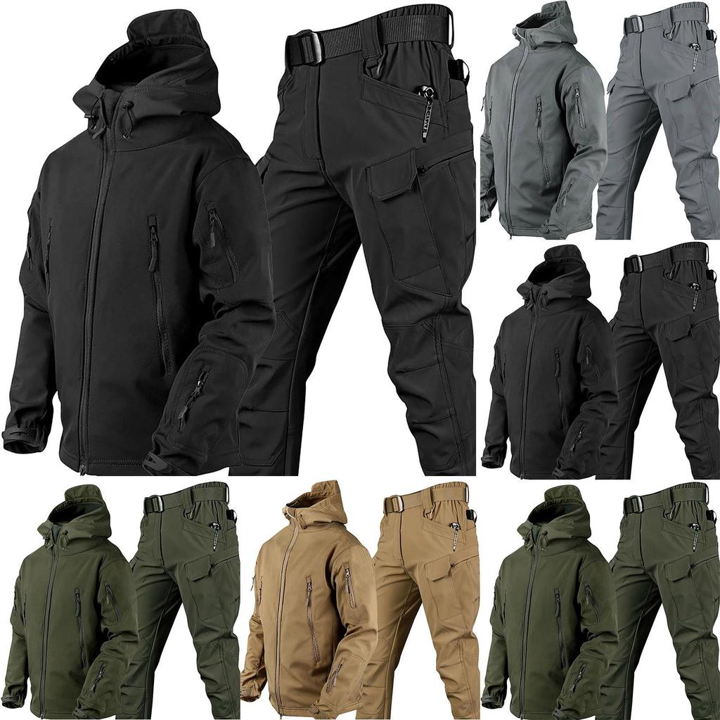 Outdoor Warm Set Special Forces Camouflage Plush Thickened Coat Autumn And Winter Soft Large Charge Coat