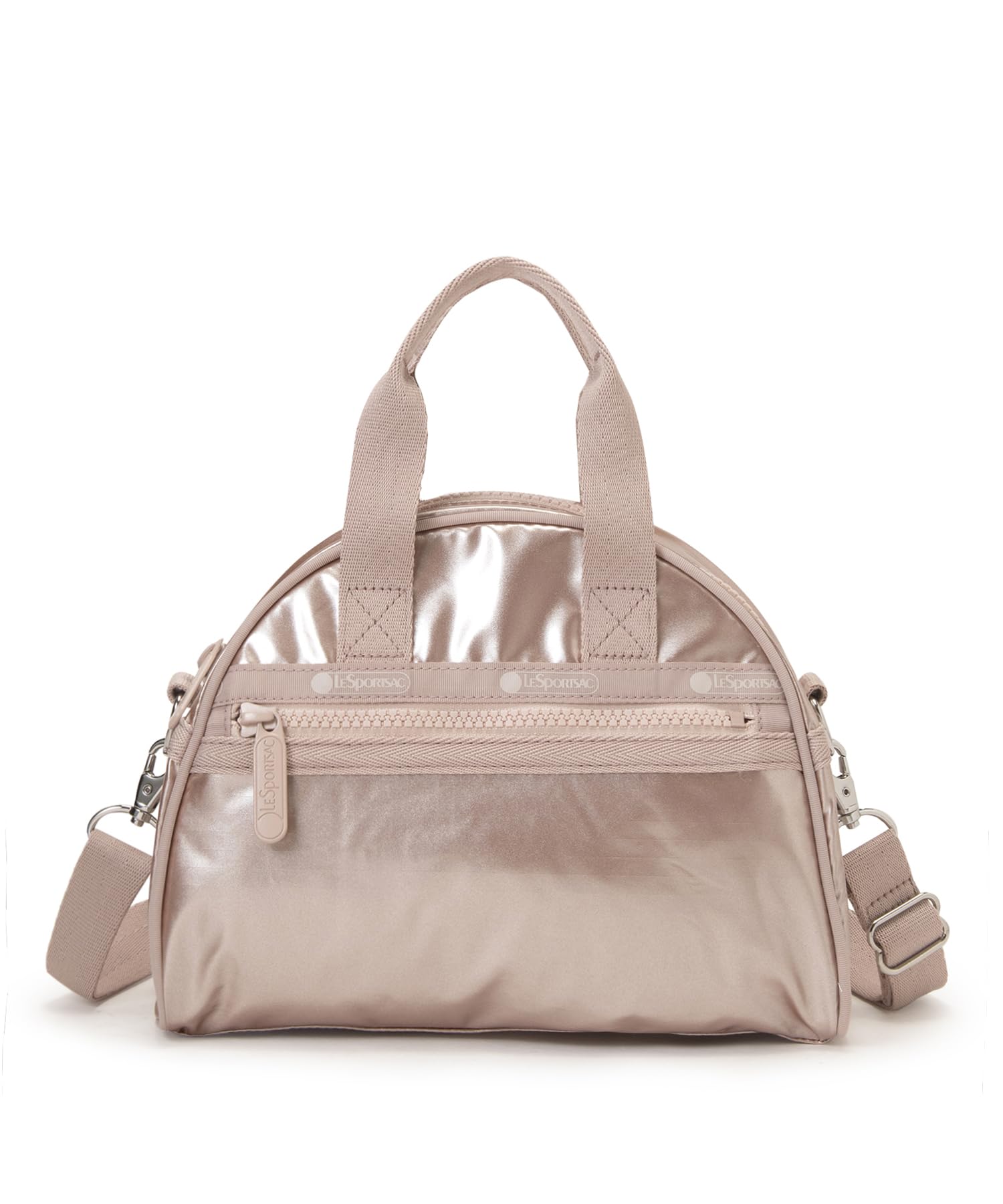 

ROUND SM Gold Shine SATCHEL/1802/Rose