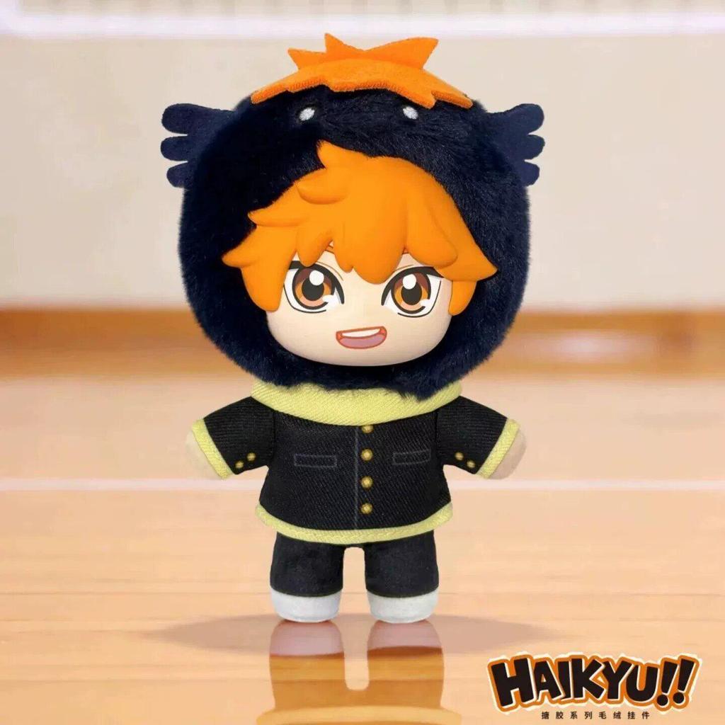 Auf Lager Eaki Haikyuu Maskottchen-Serie Vinyl Schlüsselanhänger Hinata Shoyo Kageyama Tobio Tsukishima Kei Spielzeug