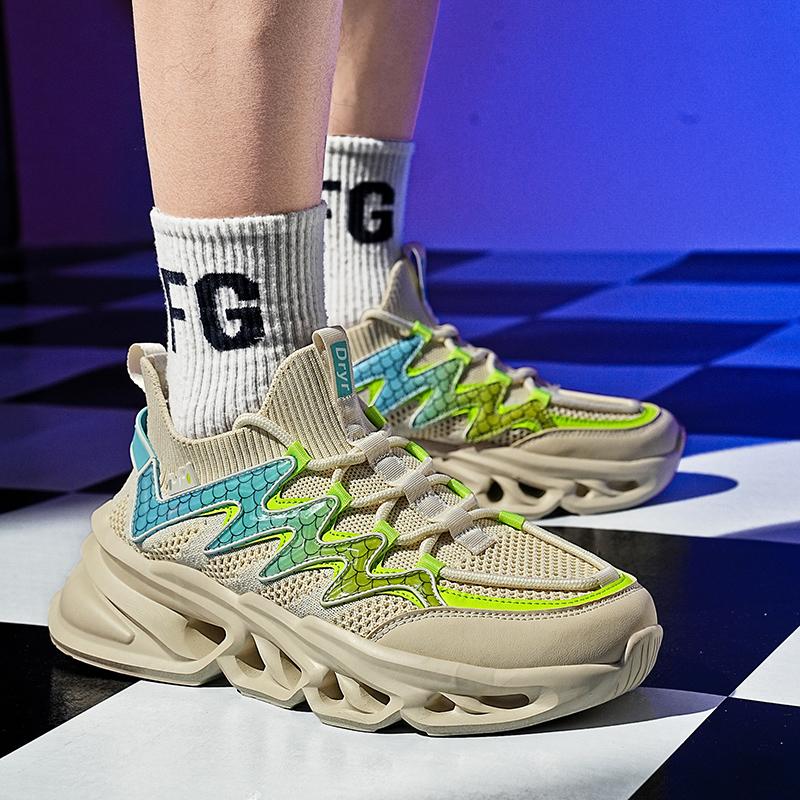 Mens Running Shoes Cushioning Outdoor Marathon Jogging Gym Shoes 2025 New Summer Mesh Comfortable Tenis Sneakers for Men