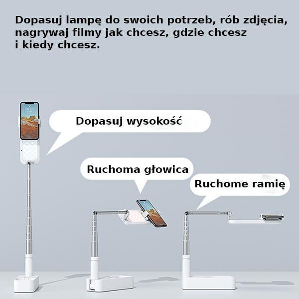 USAMS Multifunctional LED Lamp Live Showbiały/White Zb20901 (Us-Zb209)