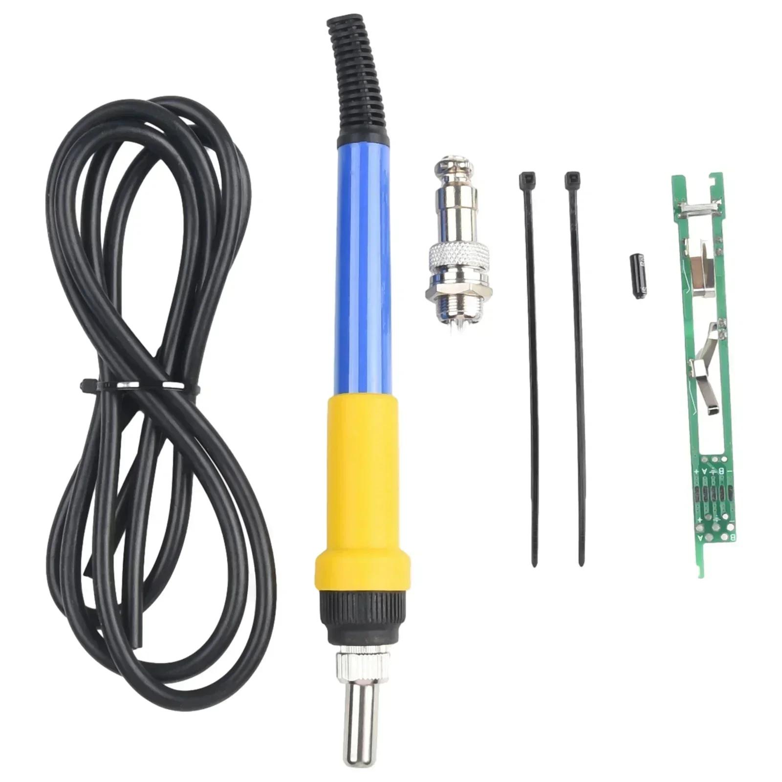 

1 Set 907 To T12 Soldering Iron Handle Kit Blue Black White For V2.1S OLED Digital Desoldering Accessories Welding Parts
