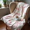 Weird Cat Octopus Cartoon Anime Print Flannel Blanket Soft Warm Throw for Kids Bedroom Sofa Christmas Office Car