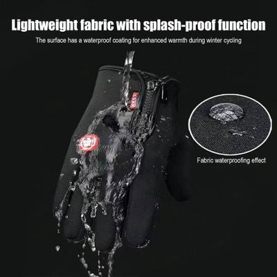 Waterproof Thermal Gloves Winter Warm Touchscreen Gloves Windproof Cycling Gloves with Anti-Slip Palms for Men Women Hiking Skiing Snowboarding