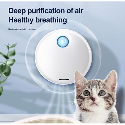Purificatore di Odori Smart per Gatti Deodorante per Lettiera Gatti Toilette per Cani Ricaricabile Purificatore d'Aria Deodorizzazione Animali Domestici Strumento di Pulizia