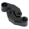 Pair Black Aluminum Mirror Extenders Risers Extension 10mm Universal Fit