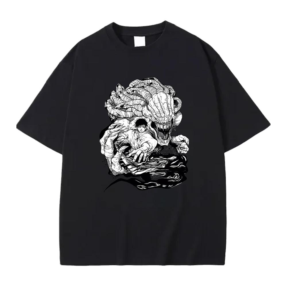Japanes Unisexga Jujutsu Kaisen T Shirt Okkotsu Yuta Graphic Tshirt Unisex Unisex Cotton Clothing Short Sleeve Street Fashion Tees