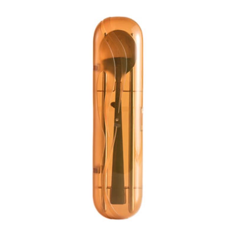 LocknLock Rhine Agile Amber Round Glass Food Container Set