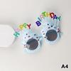 Party Fun Birthday Glasses Photo Props Plastic Decorative for Memorable Occasions