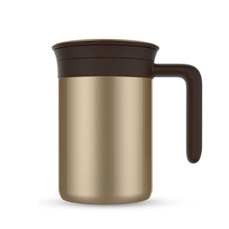 High Vacuum Stainless Steel Mug with Filter for Soaking Tea Cups Business Mug