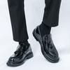 Men's Shoes Large Size Men's Loafers Four Seasons New Casual Shoes Business Leather Shoes Men's Foot Fringed Small Leather Shoes