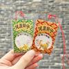 Gyllene Sköldpadda Trana Omamori Ficka Lyckoamulett