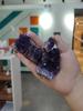 10-70g 30-50mm Geode di Ametista Cristallo Naturale Pietra di Quarzo Bastoncino Punta Guarigione Energetica Pietra Minerale Roccia Decorazione per la Casa Geode