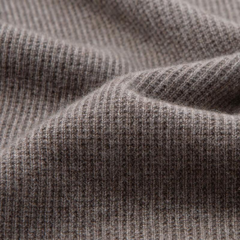 Hodo Men's Cashmere Blend Henry Collar Pullover Sweater