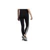 Adidas Letter Print Striped Vintage Casual Sports Pants Women Bottoms Black H36755