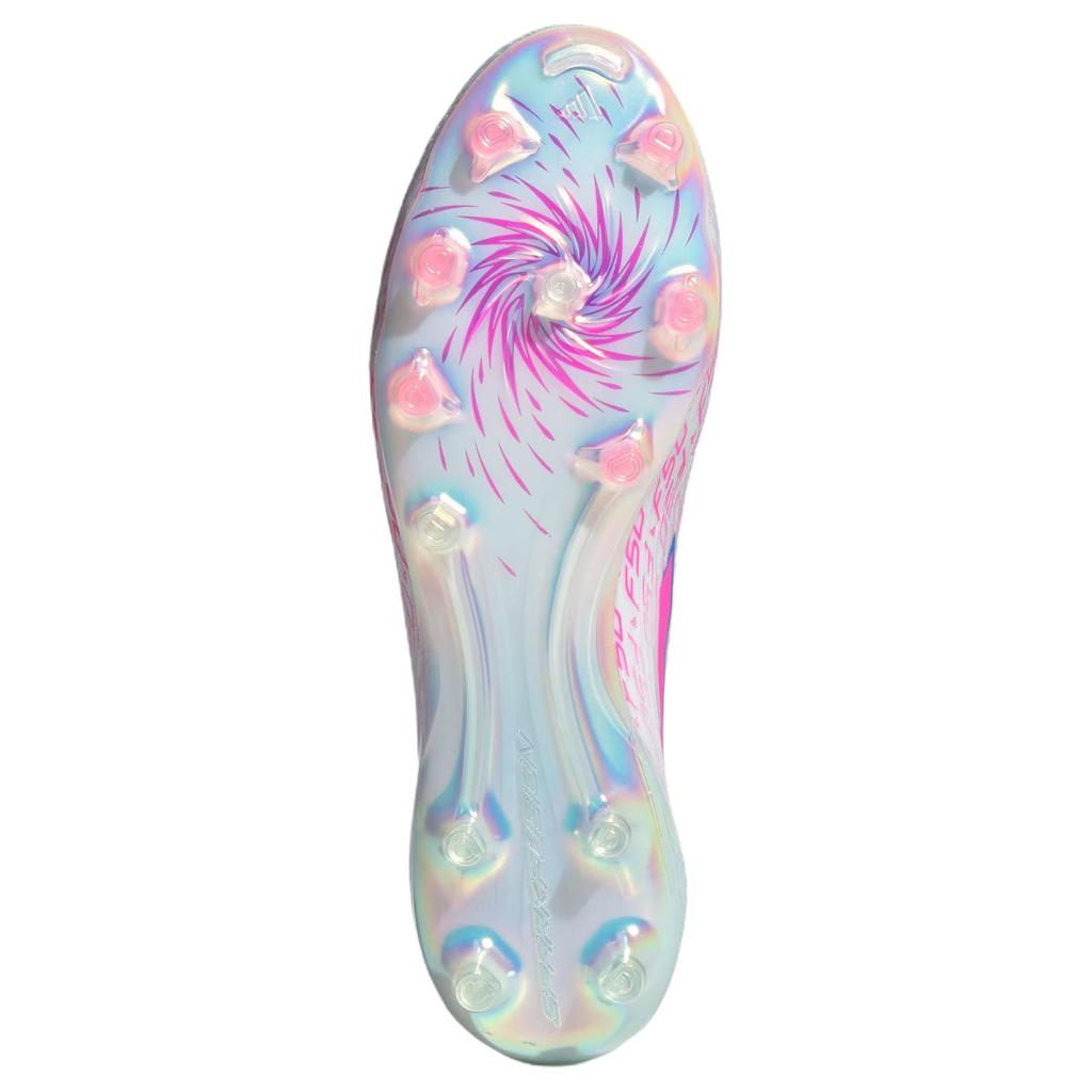 Adidas  Adizero F50 Sparkfusion Elite Mid FG AG Future Icons Trinity Pack Women Sneakers White Cloud-White Lucid-Pink JH7650