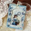 1pc/6pc Encounter the Long Corridor Series Long Strip Flower Frame Handbook DIY Decorative Stickers Student Handbook Materials