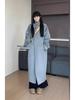 Hepburn-Inspired Elegant V-Neck Long-Sleeved Slimming Dress for Tall Women