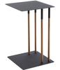 Yamazaki Side W35 X D35 X 4804 Table, Black, H55cm, Plain,