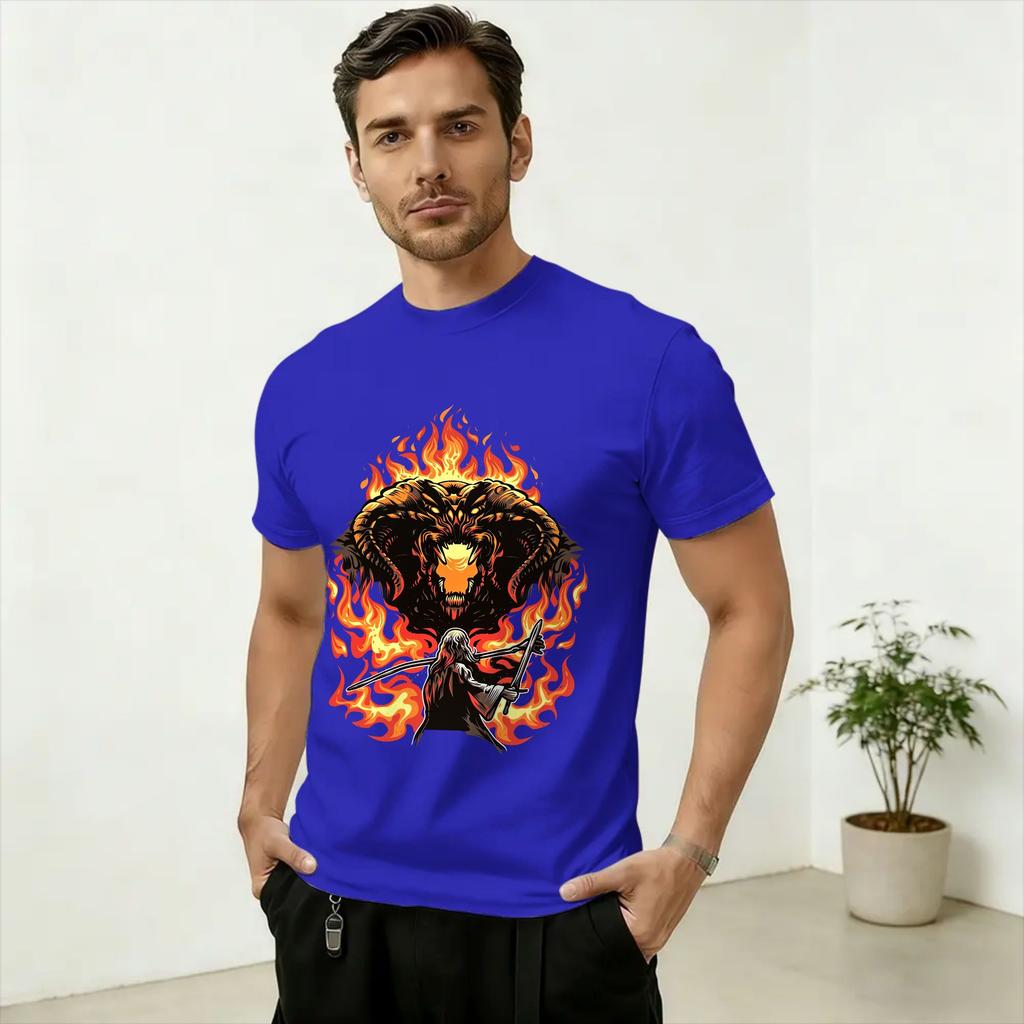 SAURON Art TShirt Summer Hipster T Shirts Unisex Cotton O Neck Plus Size Top Tees ShortSleeve Awesome Tops
