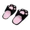 ITODA Cat Paw Warm Cotton Slippers for Cute and Perfect for Indoor Slippers, Women, Fall/Winter, Fluffy, Non-Slip, Washable, Animal-themed Slippers,