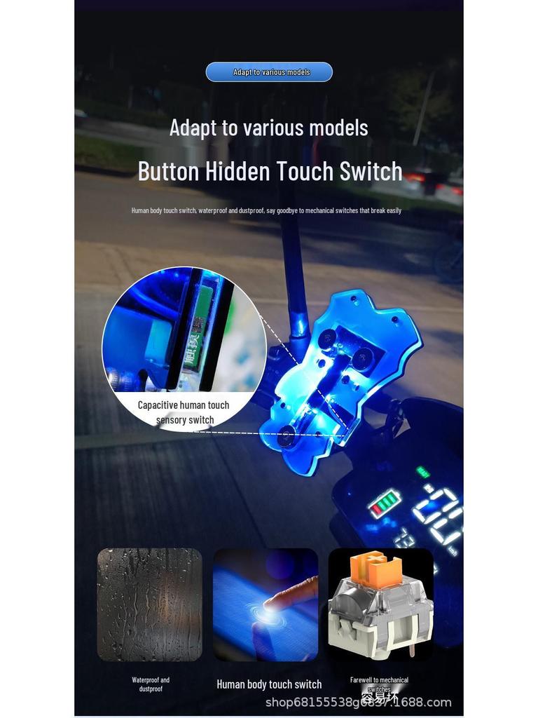 Magnetic Fast-Charging Phone Holder for Electric Vehicle Delivery Riders