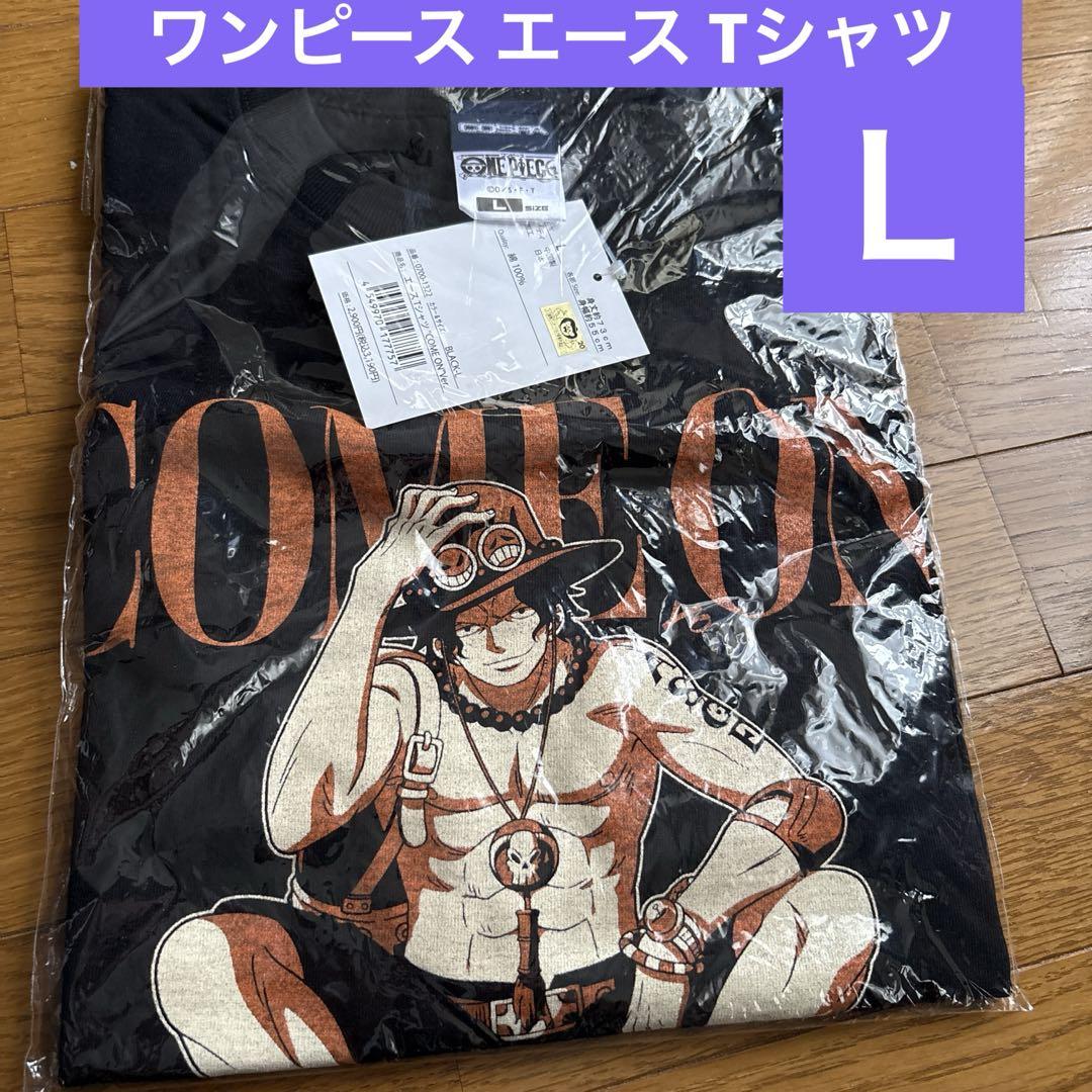 

[Б/У] Аниме Футболка ONE PIECE Эйс Черная COSPA L