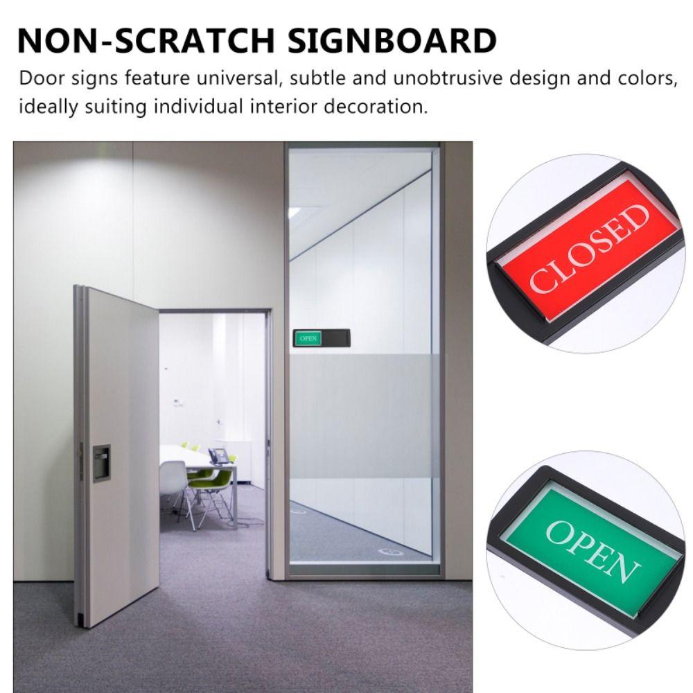 Magnetic CLOSED Slider Signs DIY OPEN CLOSED Signboard Distinctive Design OPEN Slide Sign  Restroom