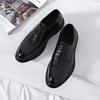 British Casual Large Size Four Seasons Pointed Leather Shoes Men's Business Dress Suit Wedding Groom Shoes Platform Men's Shoes
