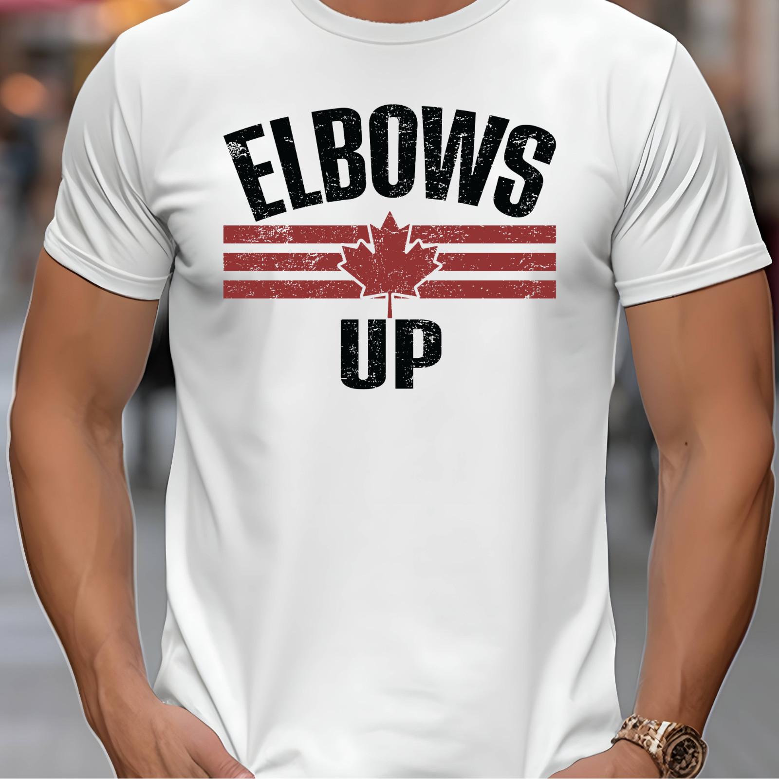 Elbows UP Canada Proud Never 51 T-Shirt 1 M