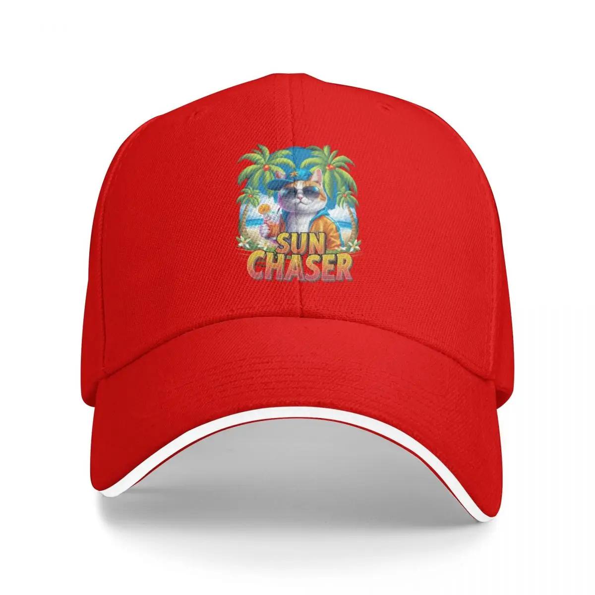 Sun chaser  Sunset seeker  Sunny mood Baseball Cap Luxury Unisex Hat Sunhat Women Unisexs