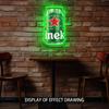 Bier Neonlicht Schild USB Dimmbares LED Neon Schild für Schlafzimmer Wohnzimmer Club Bar Bierfest Karneval Party Geschenke Wanddekoration