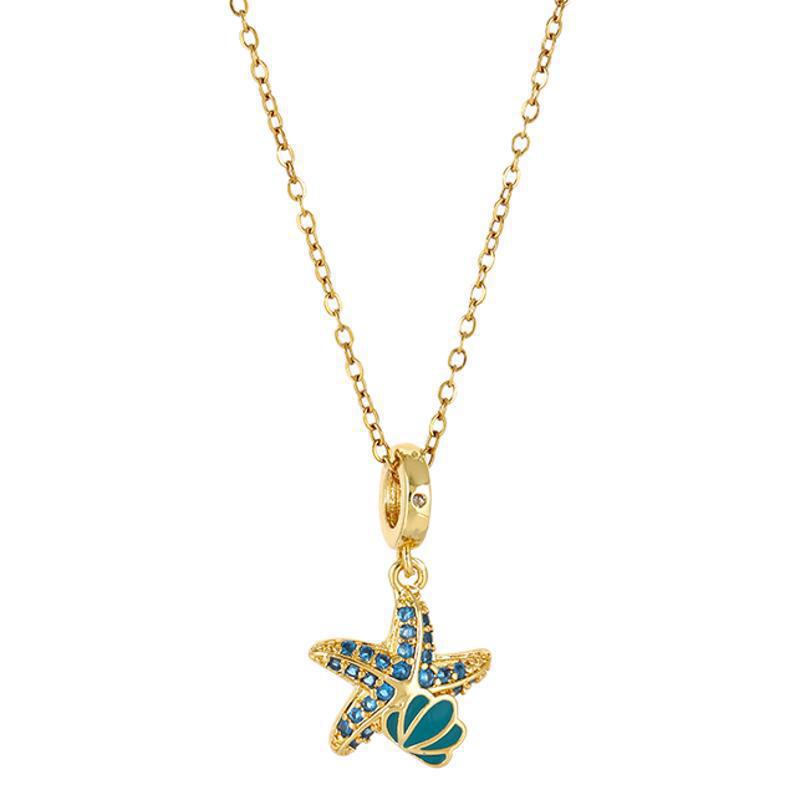 Trendy European & American Pendant Necklace with Camera, Lipstick, Bear, Airplane & High Heels Charms
