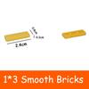 Non-Toxic 100Pcs 63864 Size 1X3 Bricks Flat Tile Moc Assemble Particles Smooth 1*3 Building Blocks Diy Educational Creative Toy For Kids
