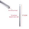 1PC 140 Cm 10 Section Telescopic Antenna FM AM Aadio