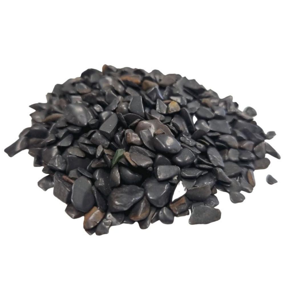 Black Tourmaline Crystal Chips Bulk 1 Kg
