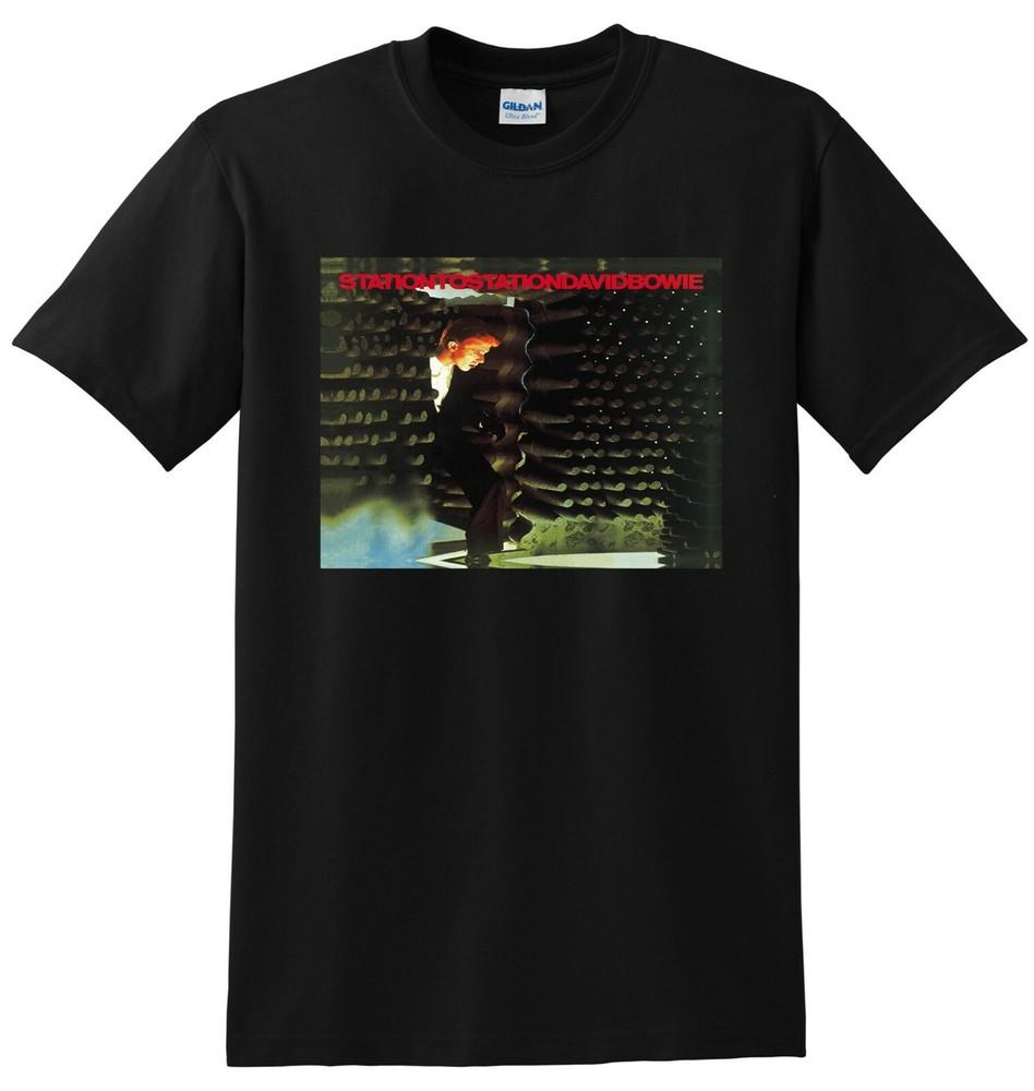 

DAVID BOWIE T SHIRT station to station vinyl cd cover SMALL MEDIUM LARGE Unisex T-Shirt XXXXL