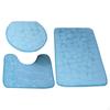 Bath Mat Set Toilet Lid Cover Water Absorbent Shower Mats Comfortable for