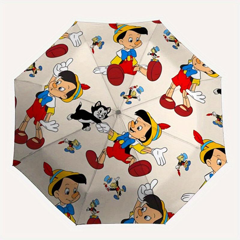 

1pc Pinocchio Automatic Umbrella 8-Bone Design Compact Gear for Outdoor Travel,Perfect Gift for Friends Birthdays yy250809028