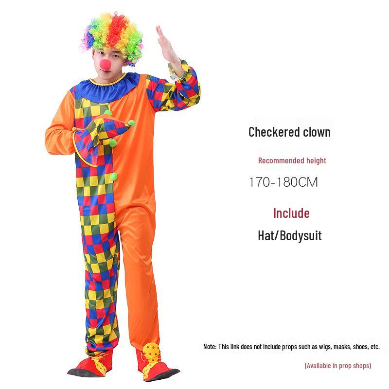 Halloween Adult Clown Costumes for Men & Women - Circus & Festival Performance Outfits