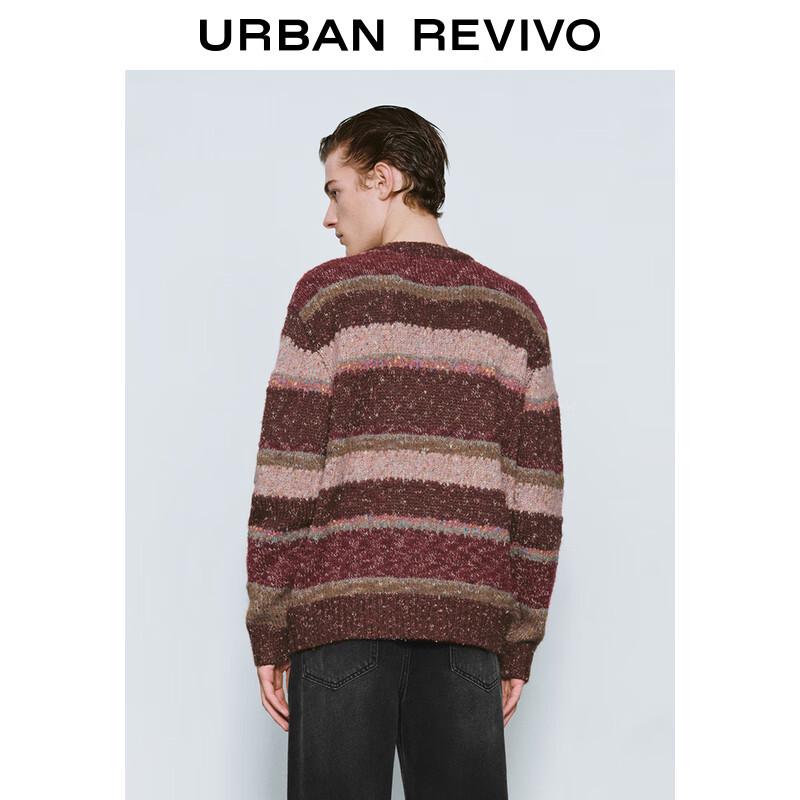 UR Herrtröja i Retro Färgblock med Textur