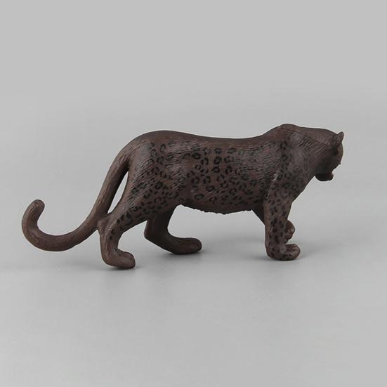 1/5Pcs PVC Leopard Model Realistic Roaring Walking Leopard Figurine Statue Sculpture Desktop