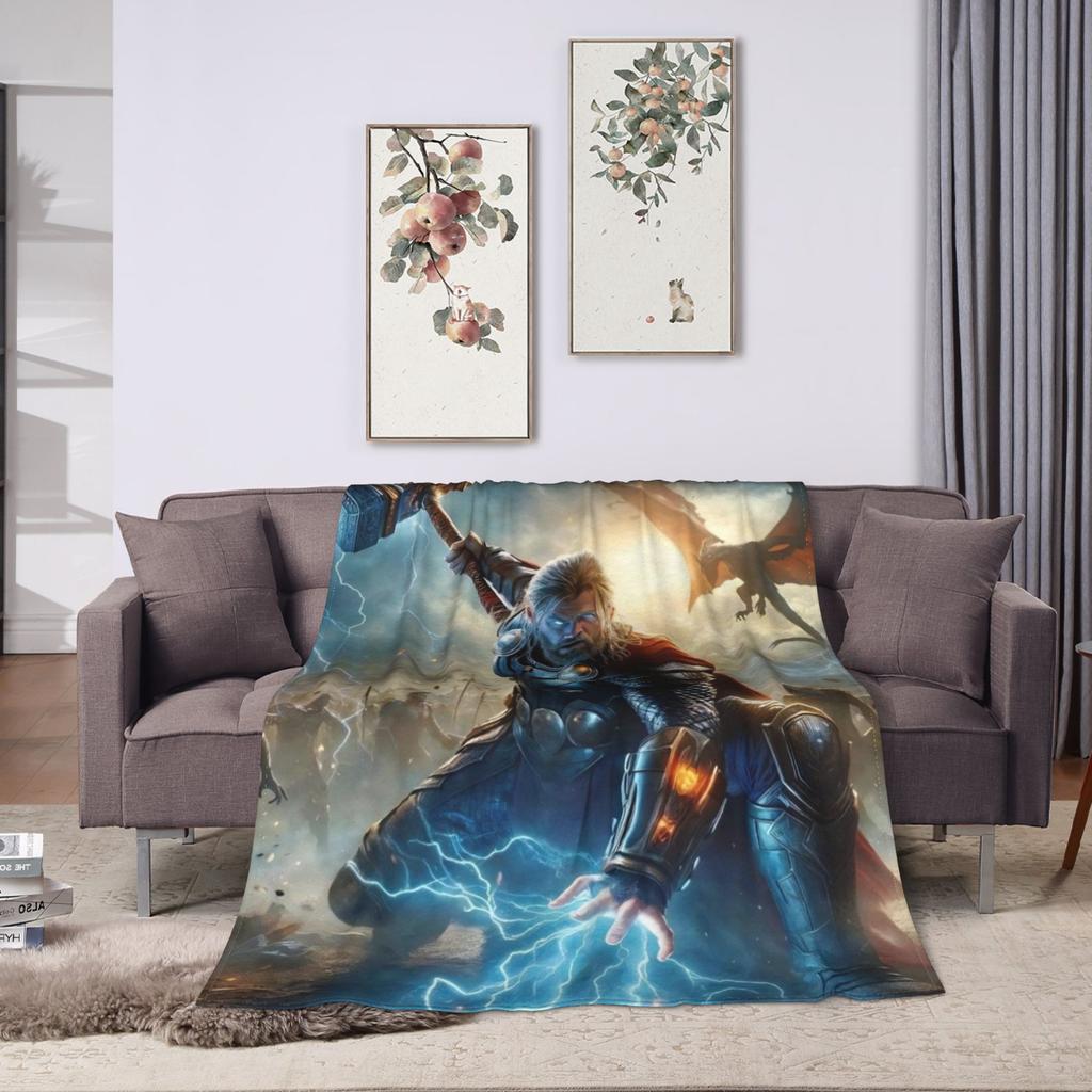 Thor Flannel Blanket Warm Bedding Throws for Home Decor Travel Office Fashion Bedspread Sofa Bed Cover