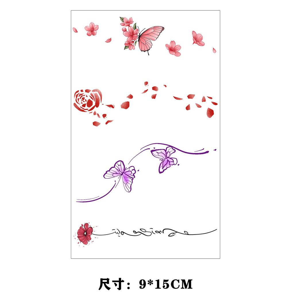 Dopamine Color Butterfly Animal Love Star Fireworks Small Picture Finger Tattoo Sticker