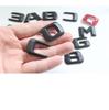 3D Matt Black Trunk Letters Emblems Badges Sticker for Mercedes Benz GLC43 GLC63 V8 V12 BITURBO AMG 4MATIC