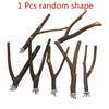 1 Stück Haustier Vogel Baum Astgabel Stand 15cm Papagei Holzast Stand Vogelspielzeug Hamster Kleintier Sitzstange Vogel Stand Natürliches Zubehör