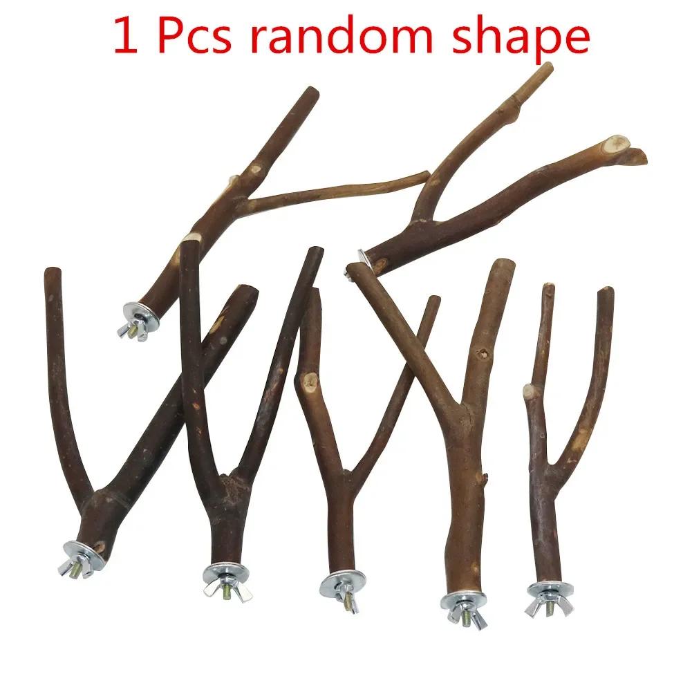 1 Stück Haustier Vogel Baum Astgabel Stand 15cm Papagei Holzast Stand Vogelspielzeug Hamster Kleintier Sitzstange Vogel Stand Natürliches Zubehör