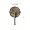 1Pcs Nordic Handmade Seagrass Woven Fan Decoration, for Outdoor and Home Decoration, Holiday Gift